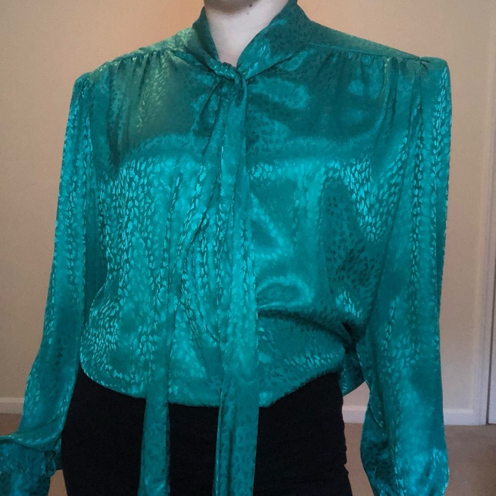 Elegant Teal Blouse for Women